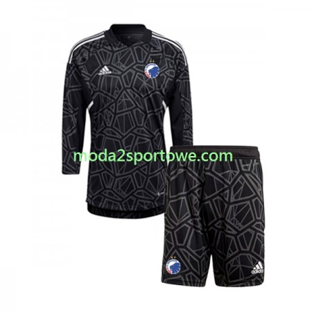 Koszulka FC Copenhagen Bramkarska Dziecięcy Domowe Stroje Piłkarskie 2022/23 Długi Rękaw
